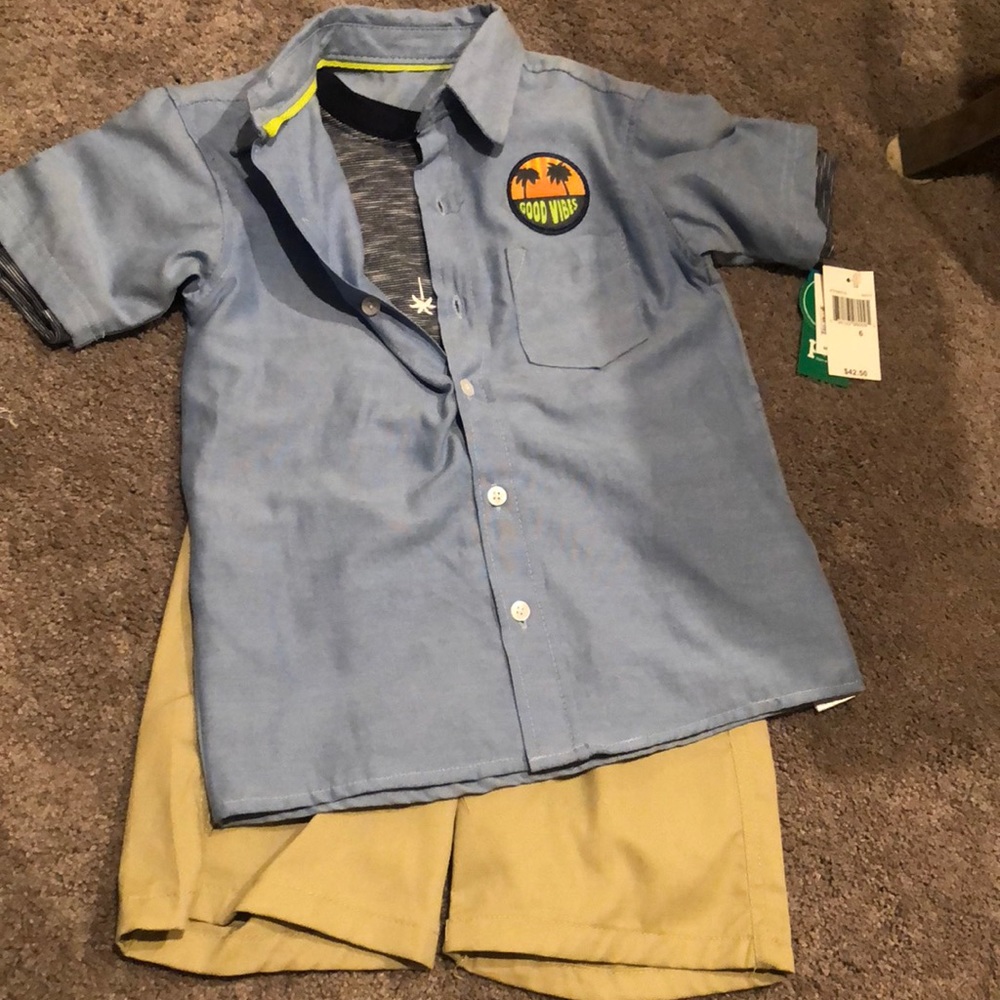 3 piece shorts outfit  (boy)